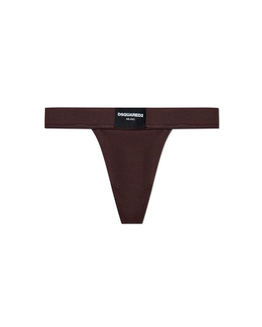 DSquared² Black Strings With Logo