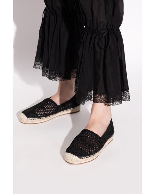 Chloé Black Espadrilles Isla