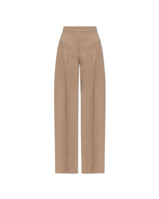 Max Mara Natural 'Big' Trousers