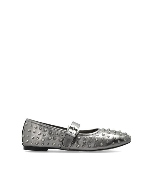 AllSaints White 'Holly' Ballerinas