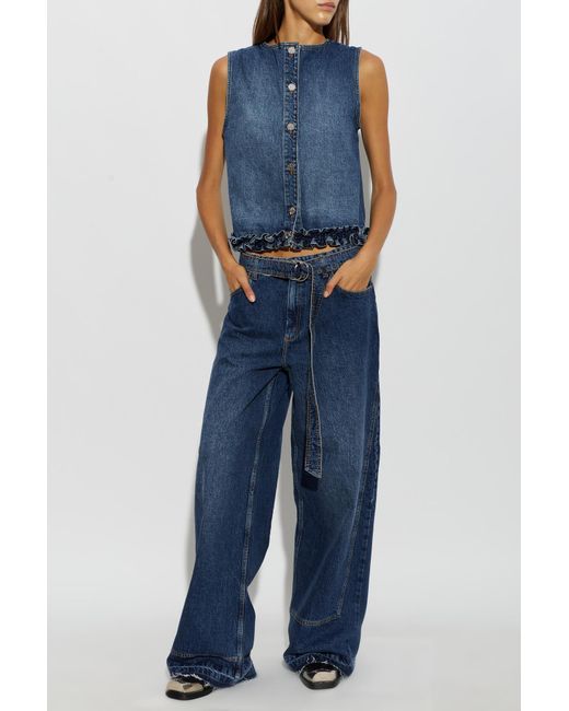 Baum und Pferdgarten Blue "Madie" Denim Top