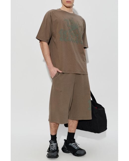 DIESEL Brown T-Shirt 'T-Jussi-A' for men
