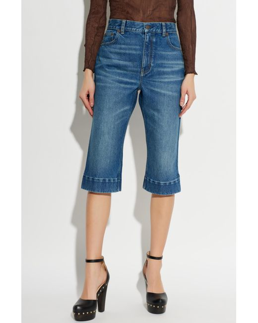 Chloé Blue Jeans With Logo