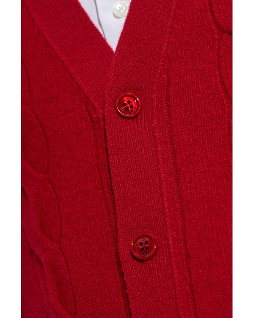 AMI Red Corduroy Jacket for men