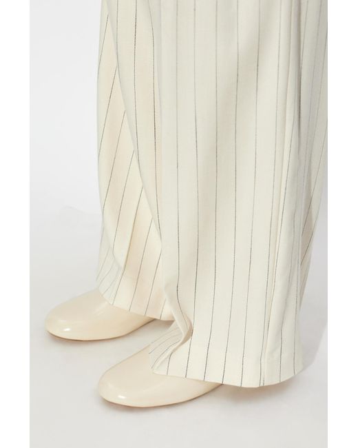 A.P.C. White Leather Slides