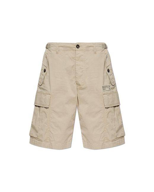 DSquared² Natural Cargo Shorts for men