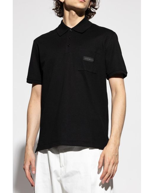 Givenchy Black Polo With Pocket for men