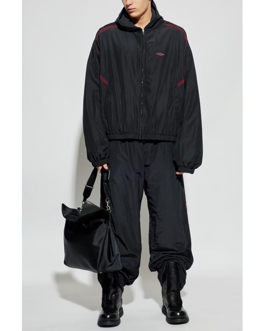 Balenciaga Black Trousers With Logo for men