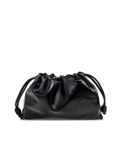 Loewe Black Shoulder Bag 'Flamenco Large'
