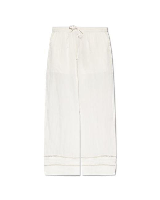 AllSaints White ‘Len’ Trousers