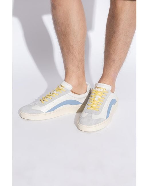 DSquared² White "Rider" Sports Shoes for men