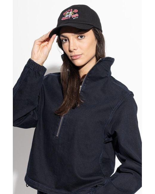 KENZO Black Baseball Cap