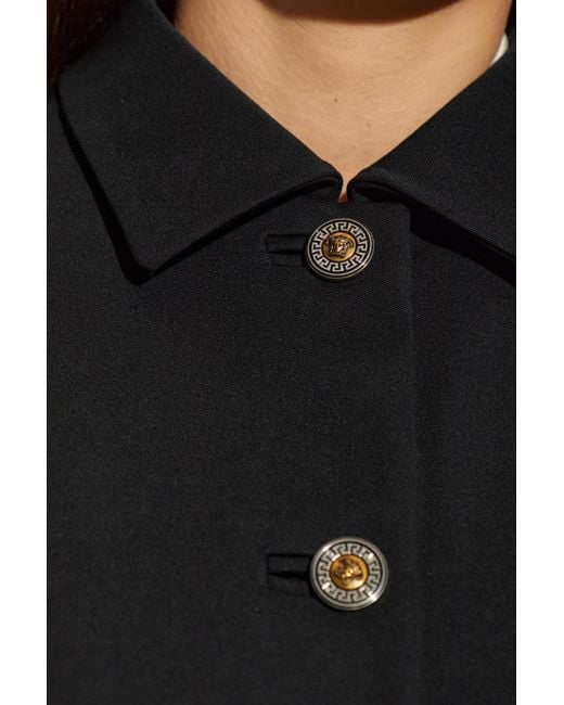 Versace Black Wool Blazer