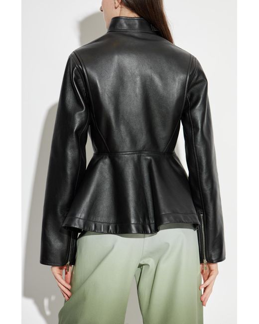 Alaïa Green Leather Jacket