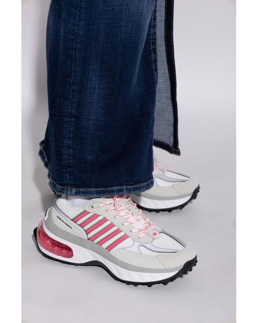 DSquared² White Bubble Sneakers