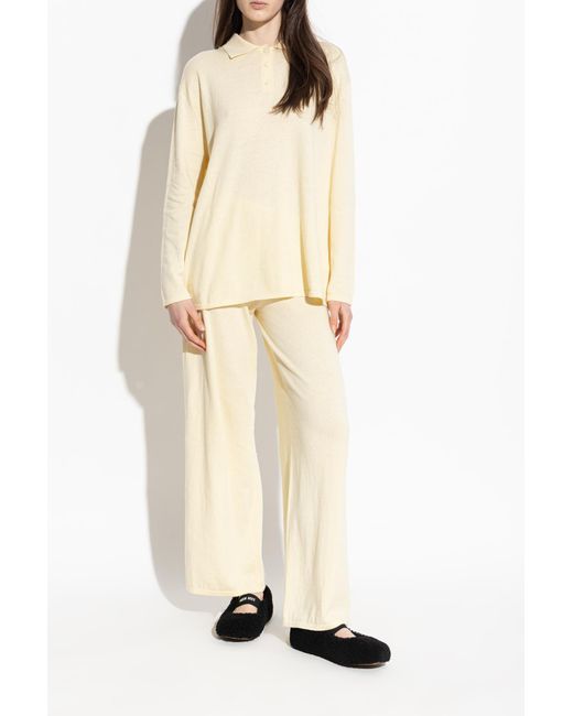 Moon Boot Black 'Mb Shearling Ballerina' Shoes