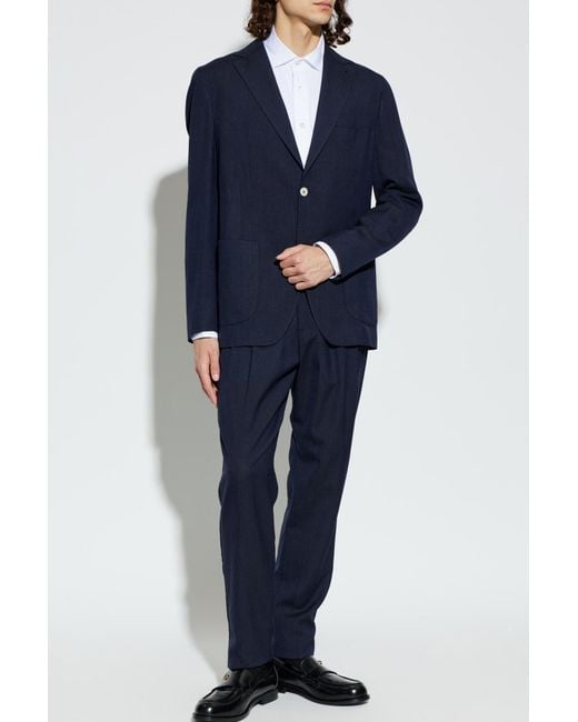 Eleventy Blue Wool Suit for men