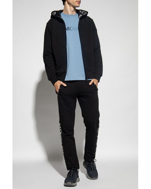 Moncler Black Zip-up Hoodie for men