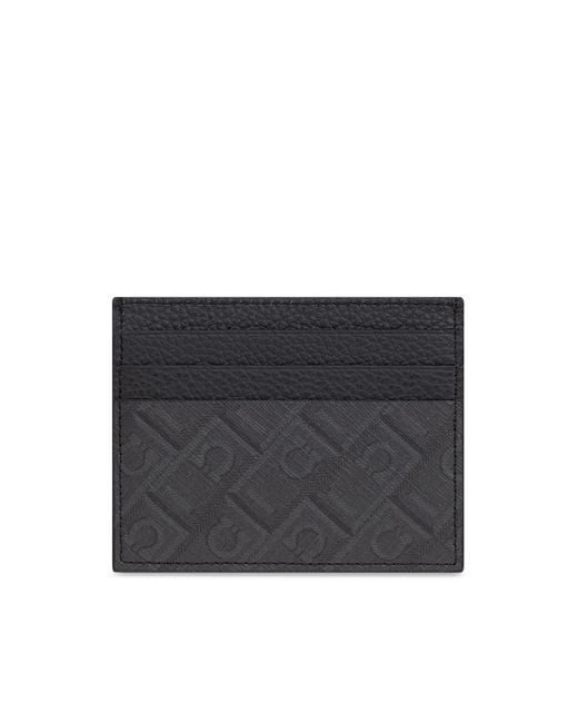 Ferragamo Black Card Case for men