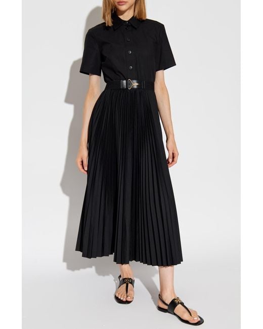 Tory Burch Dress With Pleated Bottom in Black Lyst UK