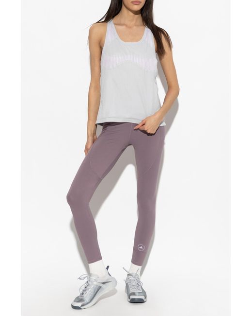 Adidas By Stella McCartney White Double Training Top