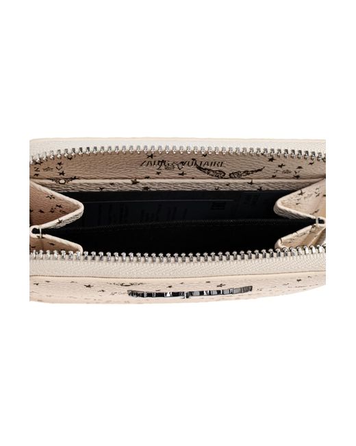 Zadig & Voltaire Natural Wallet With Pattern