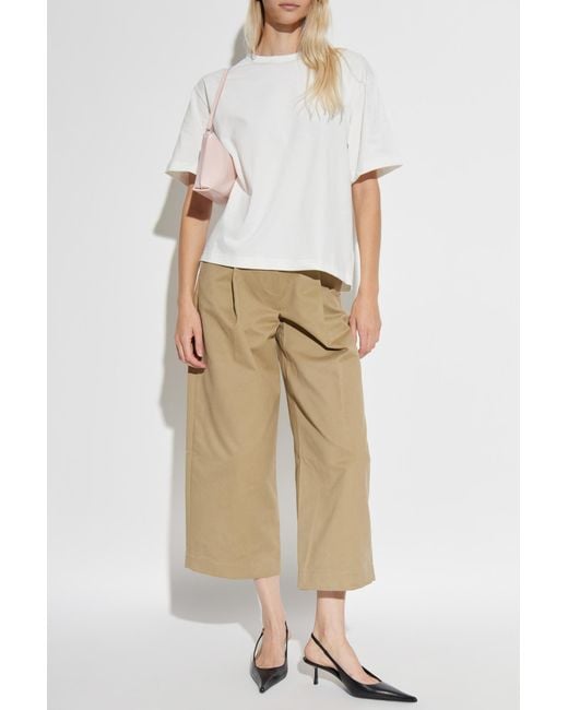 Studio Nicholson White T-Shirt 'Lee'