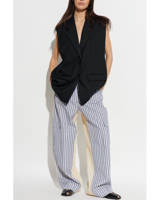 Stella McCartney Blue Cargo Trousers