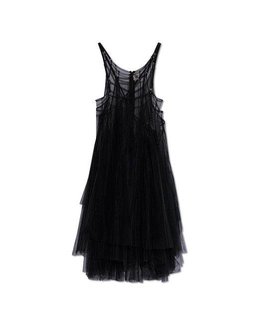 Comme des Garçons Black Tulle Dress By