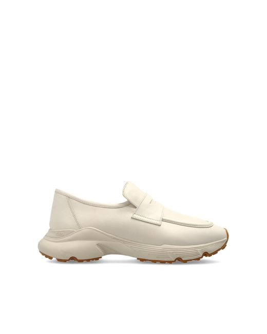 Tod's White Loafers-Type Shoes