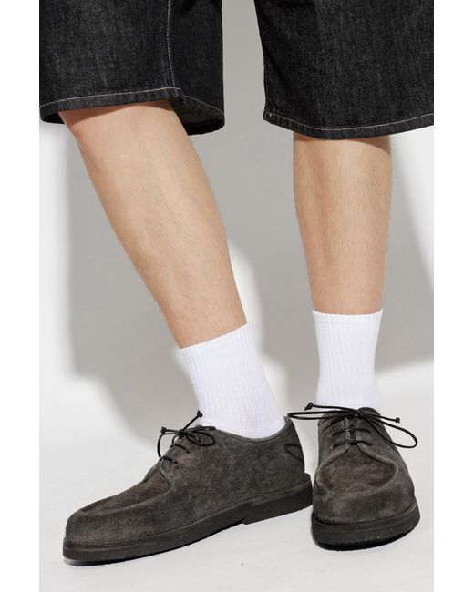 Marsèll Black 'Moccar' Leather Shoes for men