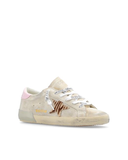 Golden Goose Deluxe Brand White 'super-star Classic With List And Half' Sneakers,