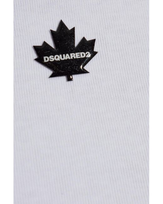 DSquared² White Top With Logo