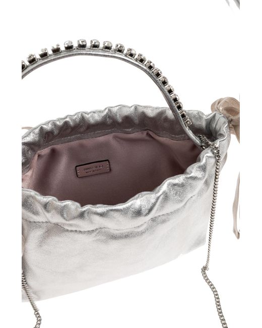Jimmy Choo Metallic Handbag 'Drawstring Mini'