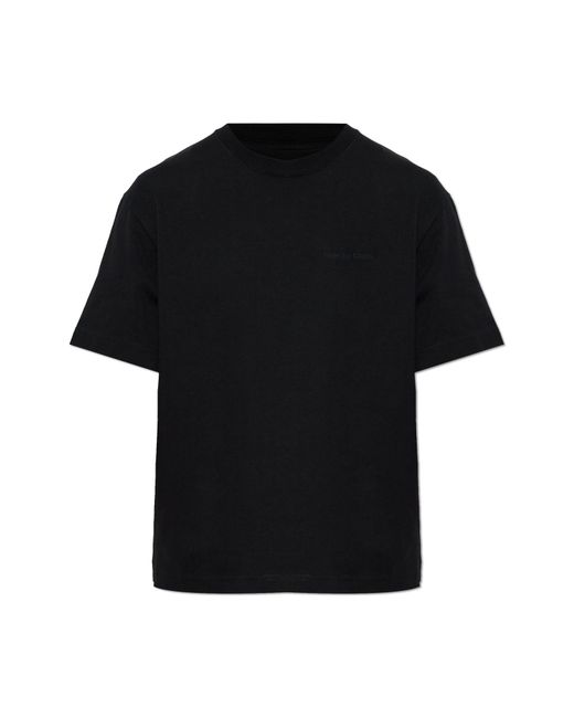 Canada Goose Black 'Roam' T-Shirt With Embroidered Logo