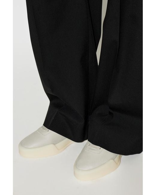 Fear Of God White Suede Sports Shoes "Aerobic Low" for men