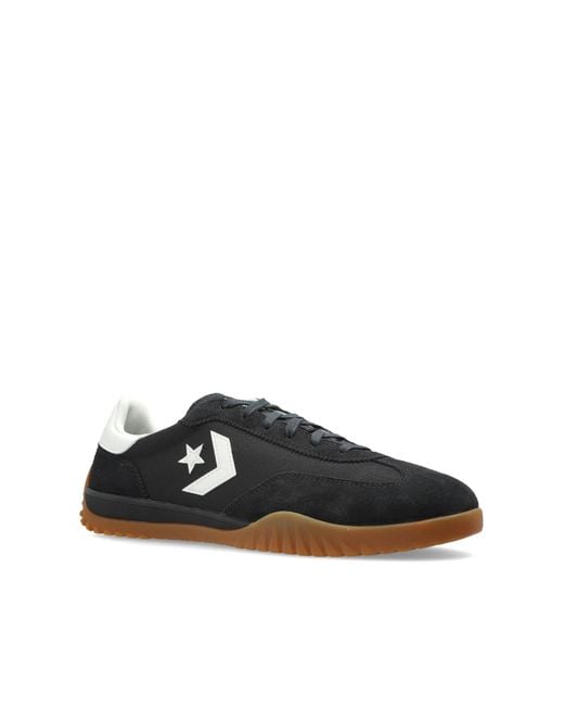 Converse Black Sports Shoes 'Run Star Trainer Ox' for men