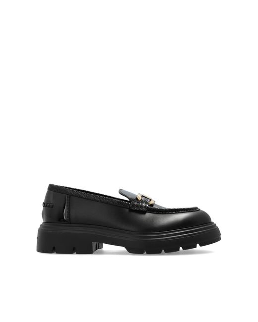 Ferragamo Black 'Brooke' Loafers Shoes