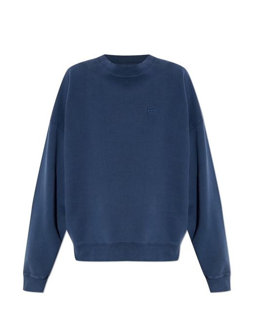 Anine Bing Blue Sweatshirt 'Miles'