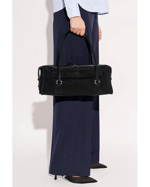 IRO Black Suede Bag "Alto"