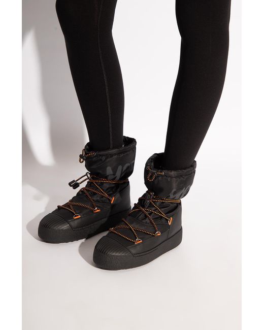 Moon Boot Black 'ltrack' Snow Boots,
