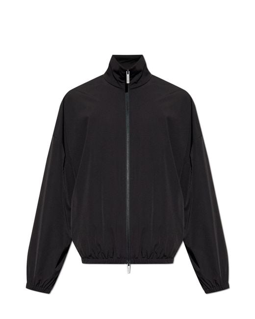 Fear Of God Black Jacket With Stand-Up Collar for men