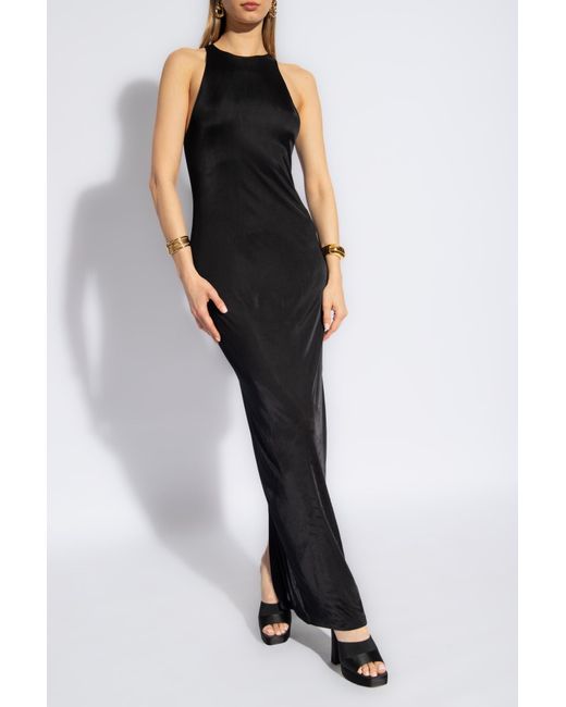Saint Laurent Black Sleeveless Dress,