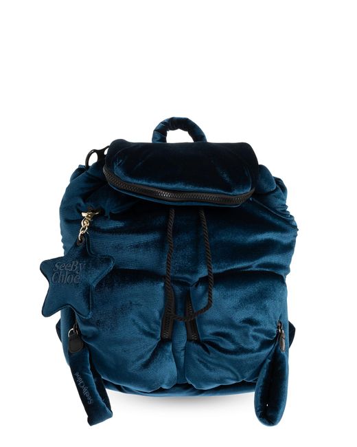 See By Chloé Blue 'joy Rider' Backpack,