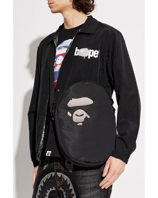 A Bathing Ape Black Bag for men