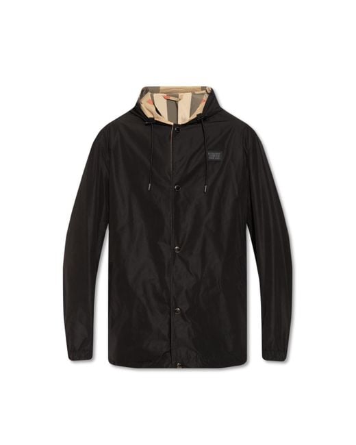 Burberry Black ‘Elmhurst’ Reversible Jacket for men