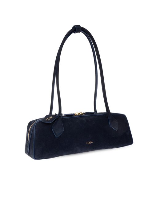 Alaïa Black Suede Bag 'Teckel Medium'