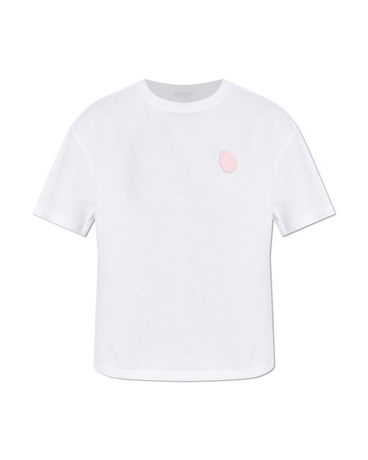 Emporio Armani Gray T-Shirt With Rubber Application