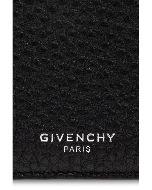 Givenchy Black Leather Card Holder