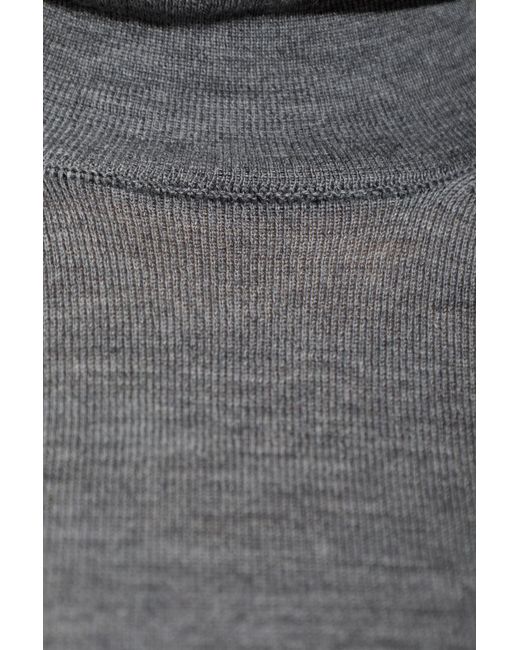 Rohe Gray Wool Turtleneck